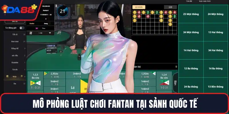 Mô phỏng luật chơi Fantan tại sảnh quốc tế